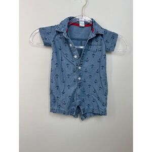 Carter's 9 Month Jean One‎ Piece with Anchors